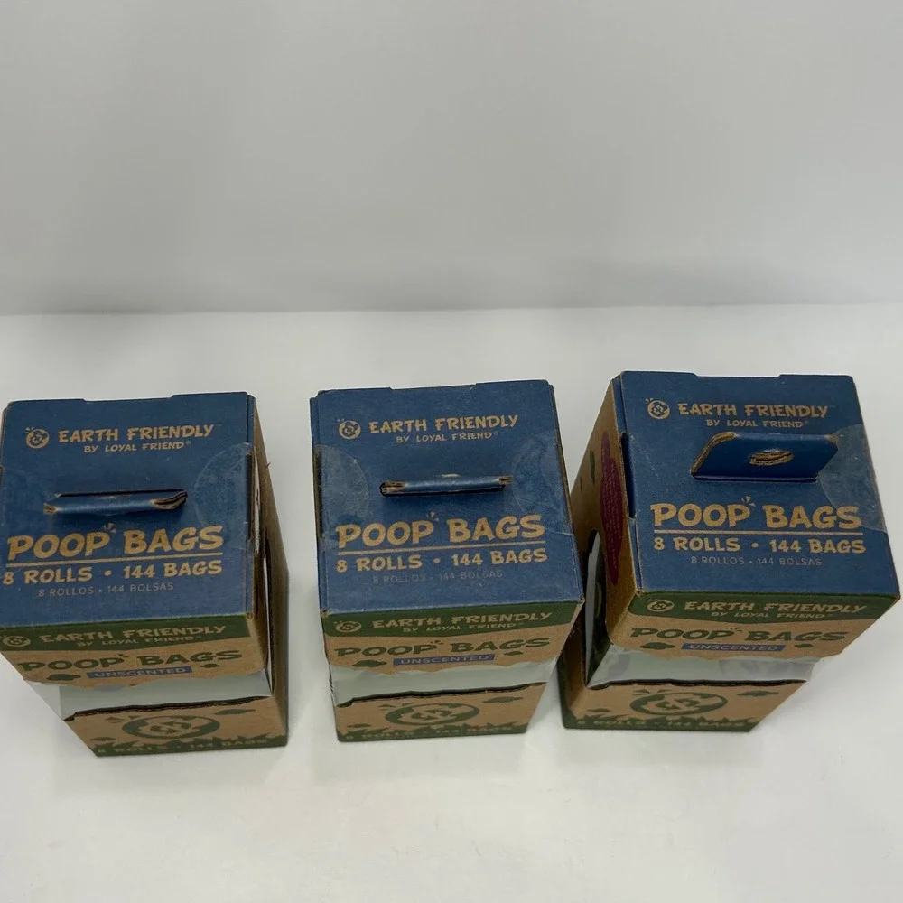 Earth Friendly Loyal Friend Unscented Poop Bags 3 Pack 24 Rolls 432 Bags